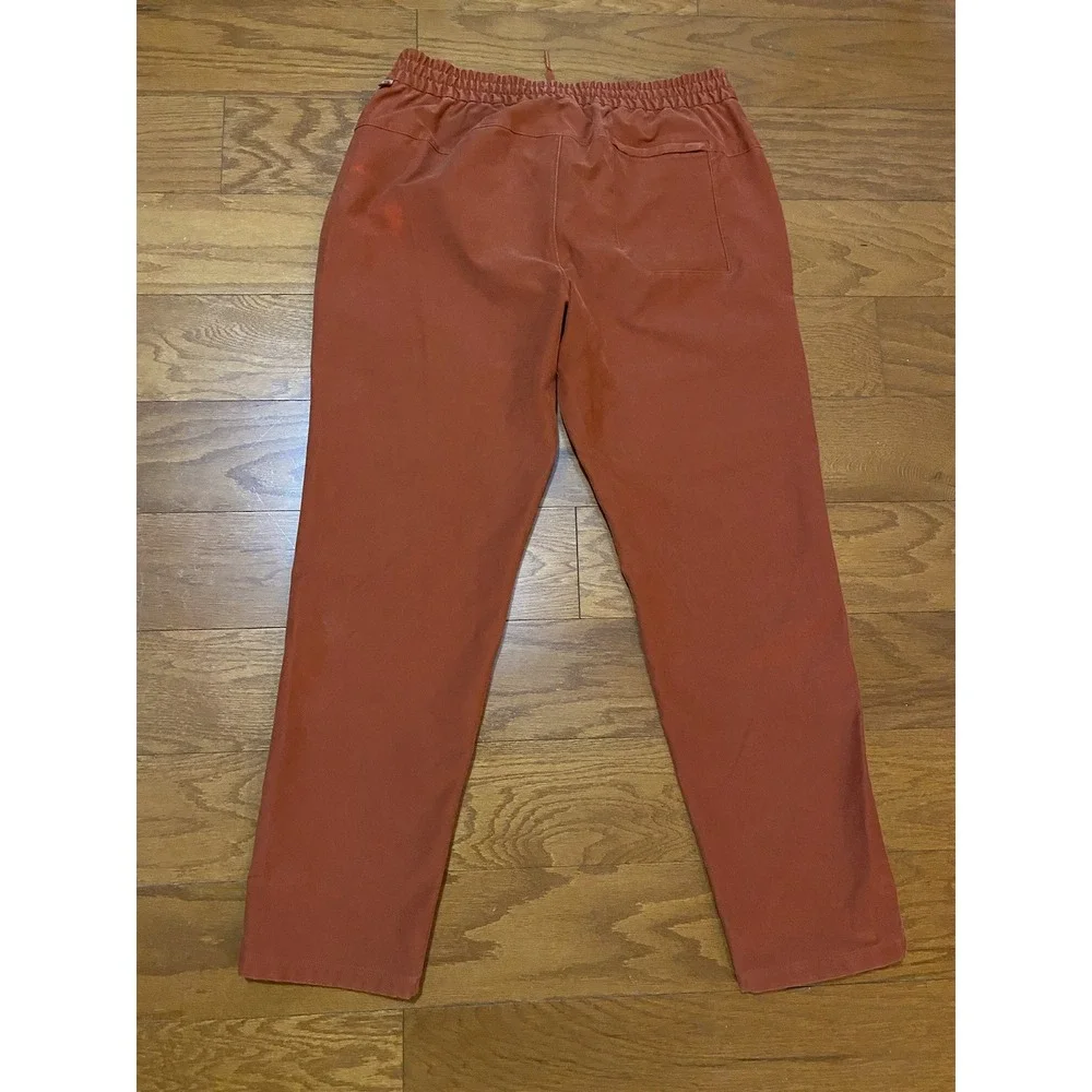 Lululemon Bowline Pants Mens XL Gorpcore Utilitech Drawstring Burnt Orange